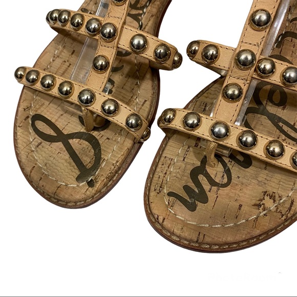Sam Edelman Eavan Studded Gladiator Sandals Sz 7.5 - Picture 5 of 10
